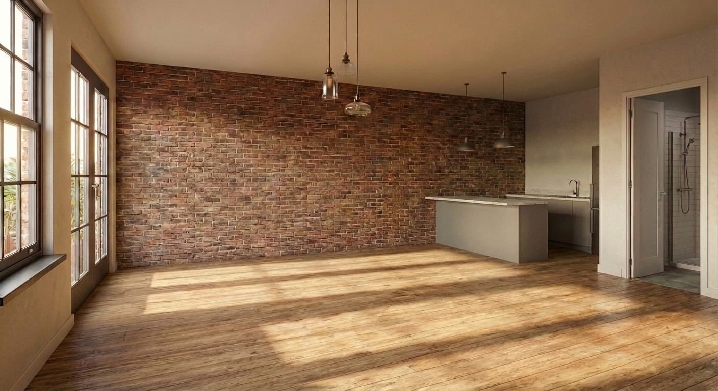 Original room sketch before AI interior design rendering