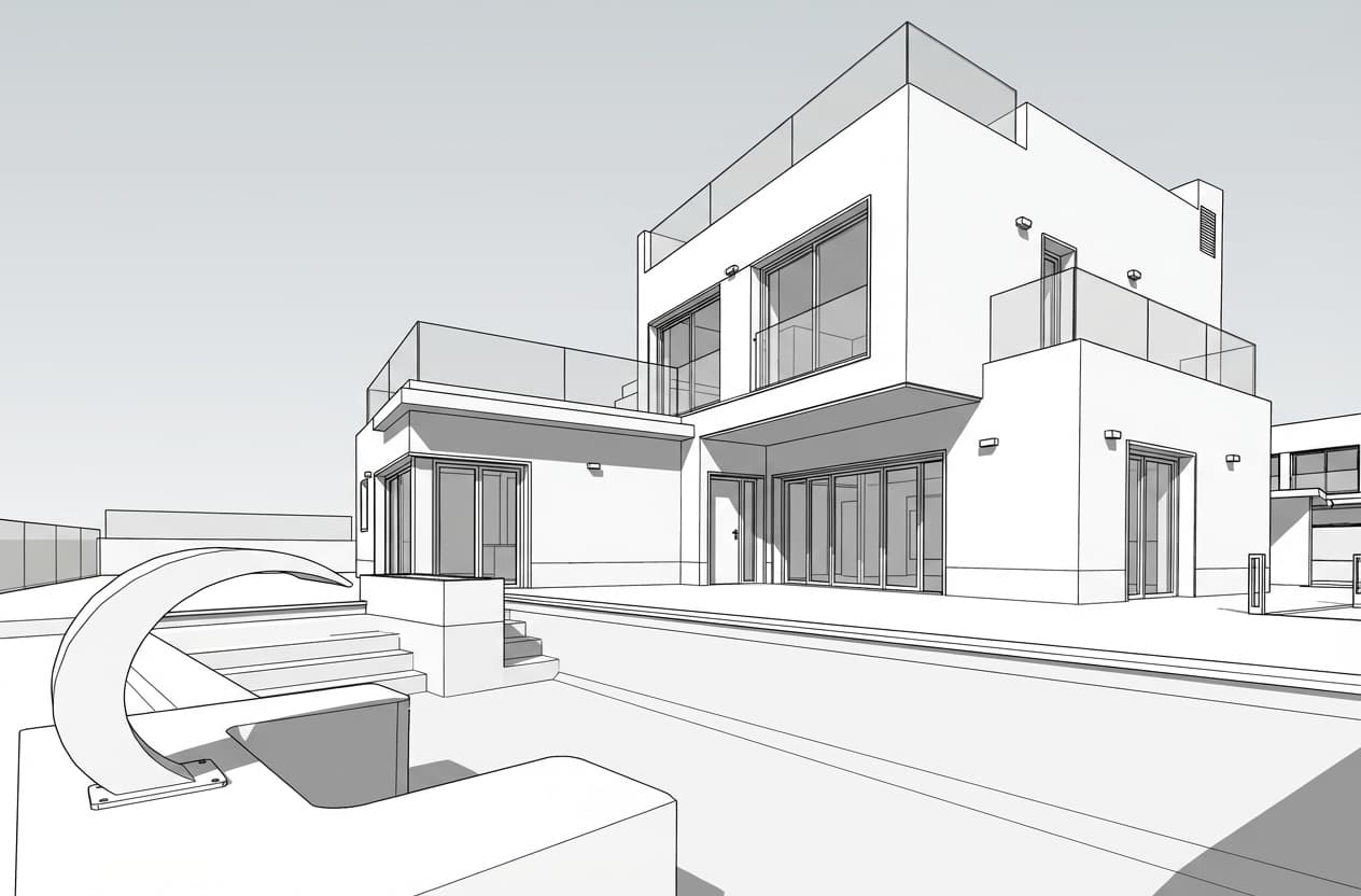Vila Moderna - Original design before AI rendering