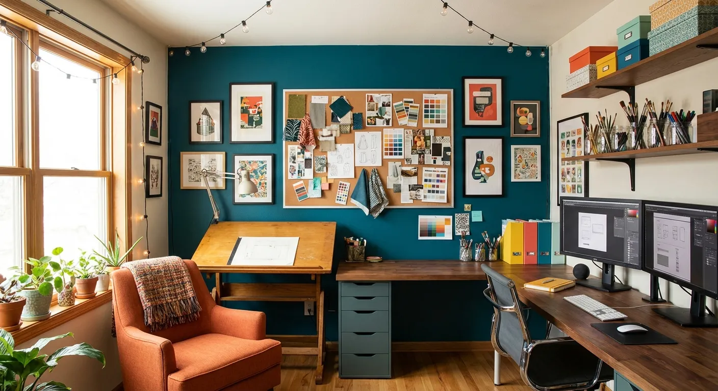 Criativo interior design style - AI photorealistic render by Lumiforma