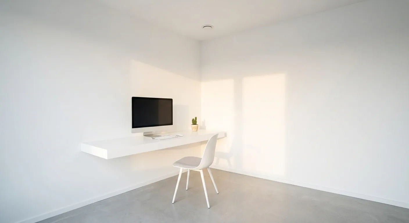 Minimalista interior design style - AI photorealistic render by Lumiforma